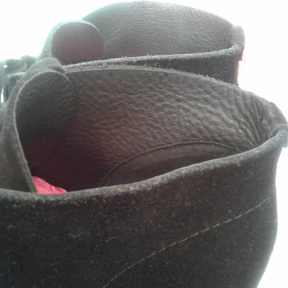 Pedro Garcia black suede leather wedge  boo